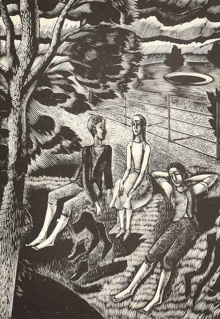 Eric Ravilious (1903–1942), Brite. „The Dew Pond“,