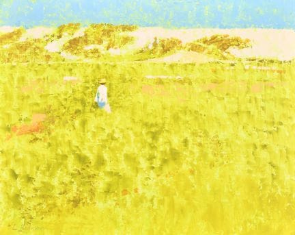 Lionel Bulmer (1919–1992), britisch. „Dunes“, Öl a