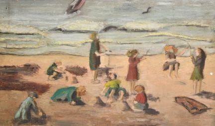 Margaret Green (1925-2003), britannique. « Scène d