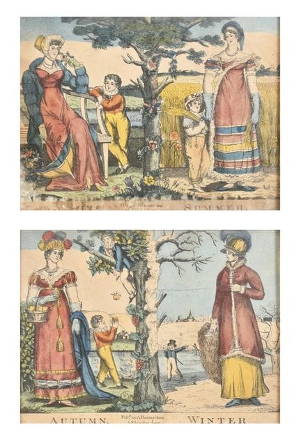 Englische Schule des 18. Jahrhunderts. „Frühling“ 
