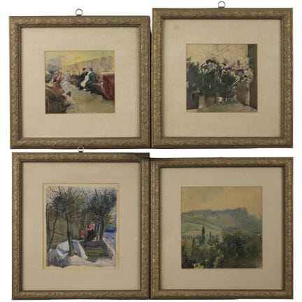 20th-Century Russian School "Various Subjects" Set