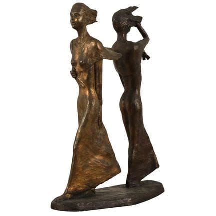 Lucio Oliveri (1934) "To Have or To Be" Sculpture 