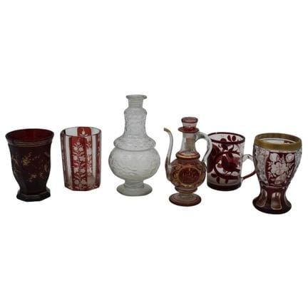 各类物品组合 吹制玻璃