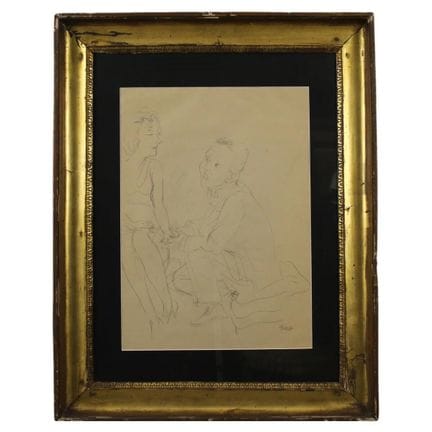 George Grosz (1893–1959) “Lovers.” Pencil on paper