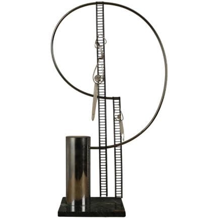 Achille Ghidini (1940) "Life" Metal sculpture on a