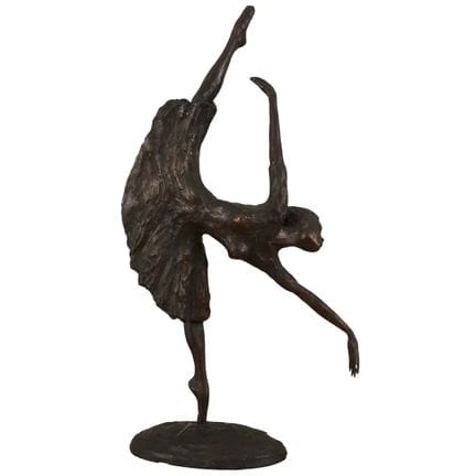 Lucio Oliveri (1934) "Dancer" Bronze sculpture cre