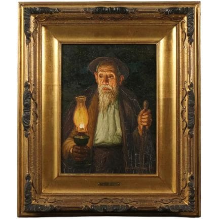Alfonso Grassi (1918/2002) « Dans l'obscurité ». P