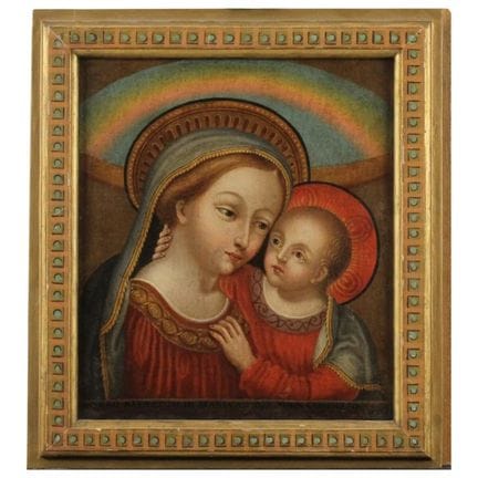 « Notre-Dame du Bon Conseil ». Peinture à l'huile 