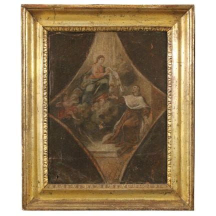 Peintre sicilien du XVIIIe siècle. « Scène sacrée 