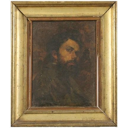 Nicolò Giannone (1848/1915) (attribué) « Autoportr