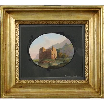 Tommaso Riolo (1772/1837) (attr.) "Landscape on la