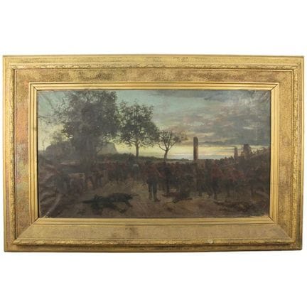 Nicolò Giannone (1848/1915) « L'aube du 27 mai ». 