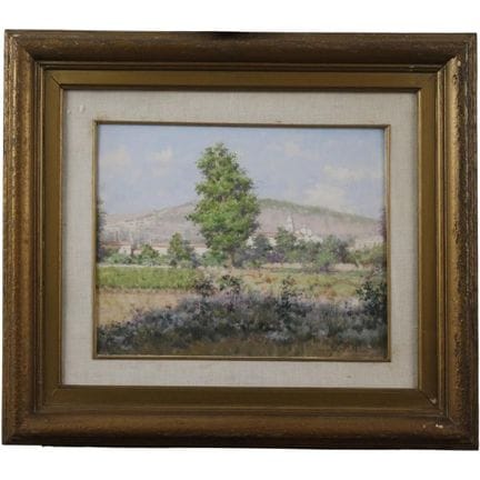 Antonio Cutino (1905/1984) "Glimpse of Palermo" Oi