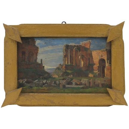 Nicolò Giannone (1848/1915) (attribué) « Théâtre d