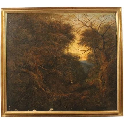 William Henry Crome (1806/1873) (attribué) « Paysa