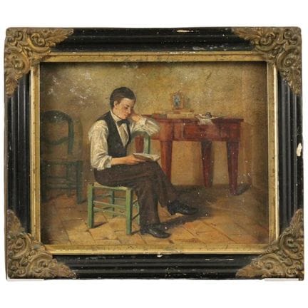 Nicolò Giannone (1848/1915) (attribué) « Jeune hom