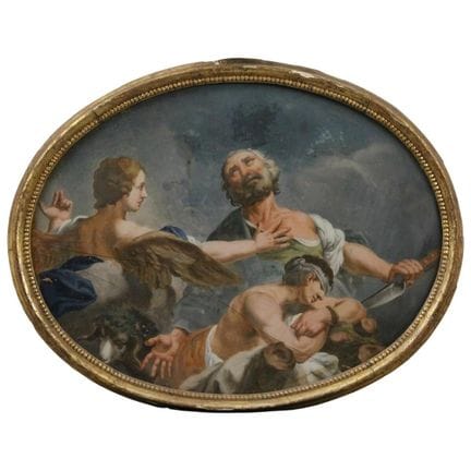Vito D'Anna (1718/1769) (attribué) « Le sacrifice 