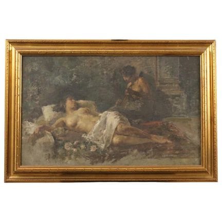 Nicolò Giannone (1848/1915) (attribué) « Nu fémini