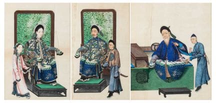 École chinoise (fin du XIXe/XXe siècle) : dignitai