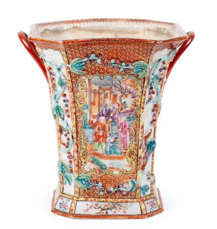 Pot en porcelaine chinoise de type « Bough », époq