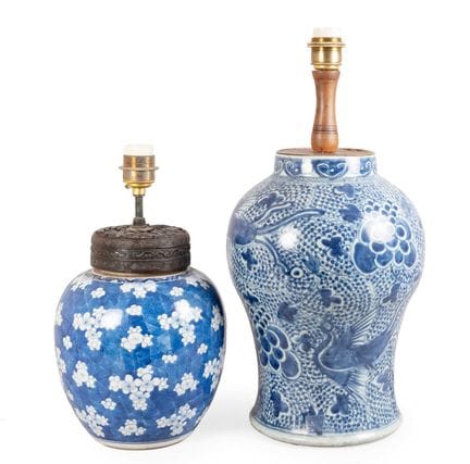 Un pot à gingembre en porcelaine chinoise, de la f