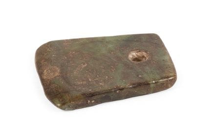 Eine chinesische Jade-Axtklinge, möglicherweise au