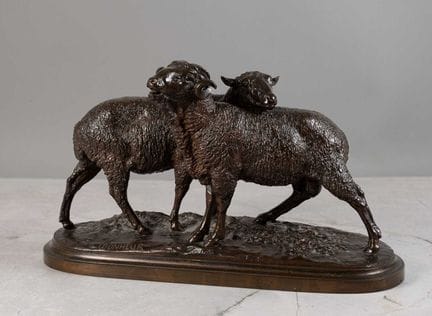 After Isadore Jules Bonheur (1827-1900): A Bronze 