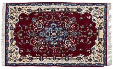 Very Fine Isfahan Rug Central Iran, Late 20th Cent