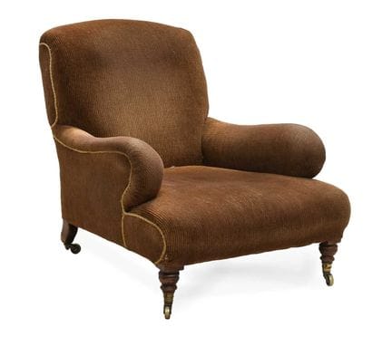 A Howard & Sons Armchair, probably Harley Model, l