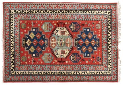 Tefzet Carpet East Europe, Circa 1930 The raspberr