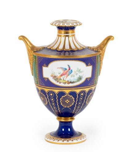 A Royal Crown Derby Porcelain Vase, by George Darl