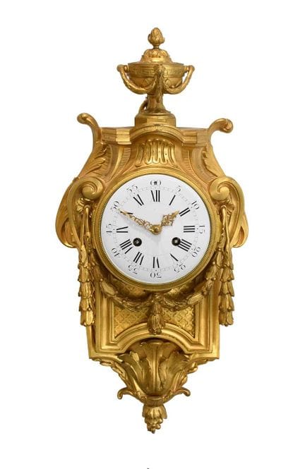 A French Ormolu Striking Cartel Clock, circa 1880,