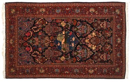 Natanz Kashan Prayer Rug Central Iran, Circa 1930 