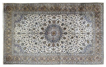Kashan Carpet Central Iran, Circa 1970 The ivory f