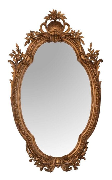 A Victorian Carved Giltwood and Composition Bevell