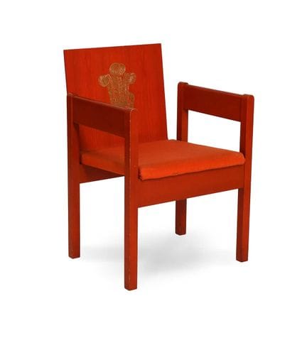 Ein Thron für die Investitur des Prinzen von Wales