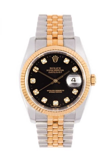 Rolex: orologio da polso automatico in acciaio e o