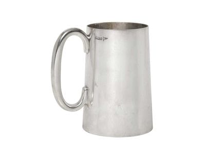 tapering cylindrical and with a loop handle 12.5cm