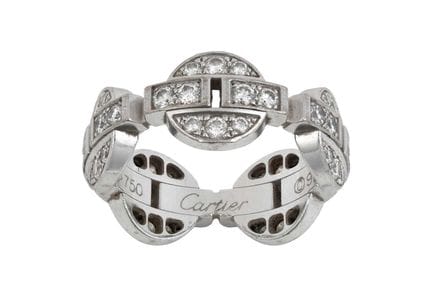 Anello Himalia in oro bianco 18 carati con diamant