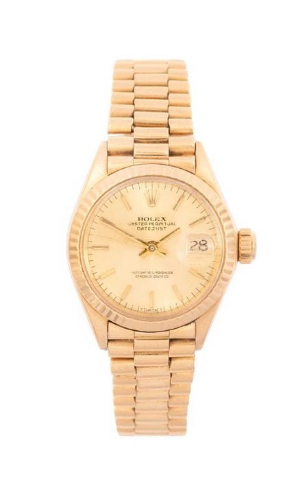 Rolex: orologio da polso da donna in oro 18 carati