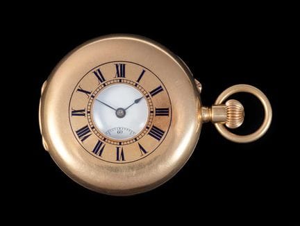 Klaftenberger: Reloj de bolsillo «Half Hunter» de 