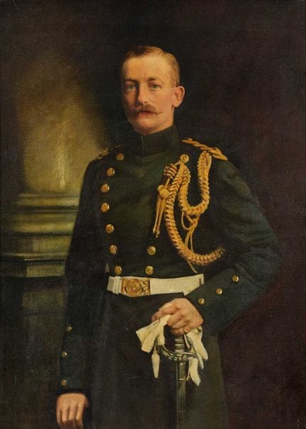 Charles Sims RA, RWS (1873-1928) Portrait of Sir J