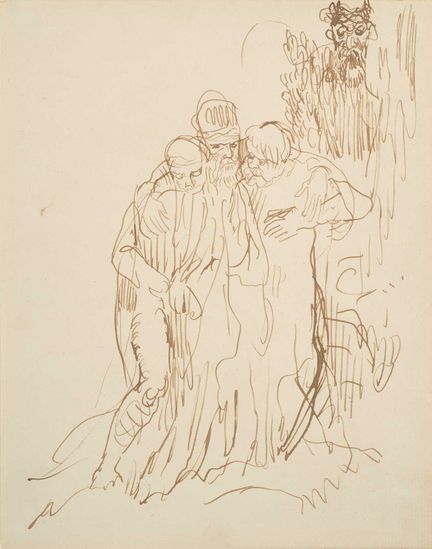 Augustus Edwin John OM, RA (1878-1961) Sketch of t