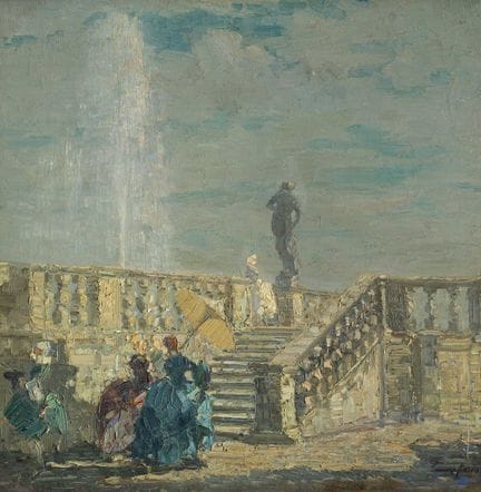艾玛·恰尔迪（Emma Ciardi，1879-1933） 意大利画作《威尼斯》（"Venezia"