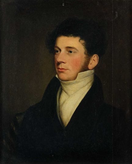 Attributed to William Huggins (1820-1884) Portrait