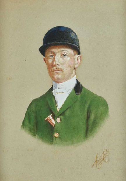 Cecil E. L. Cutler (fl. 1886-1934) Portrait of a h