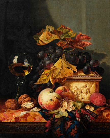 Edward Ladell (1821-1886) Nature morte représentan