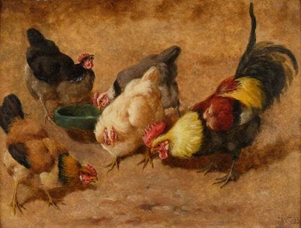 William Baptiste Baird (1847-1917) American Study 