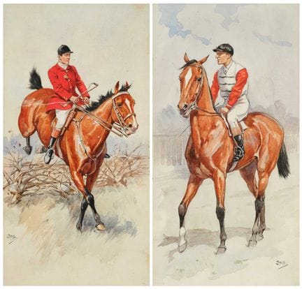 Frank Algernon Stewart (1877-1945) "The Jockey" "T