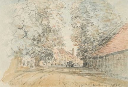 John Constable RA (1776-1837) "At Buckden" (1832) 